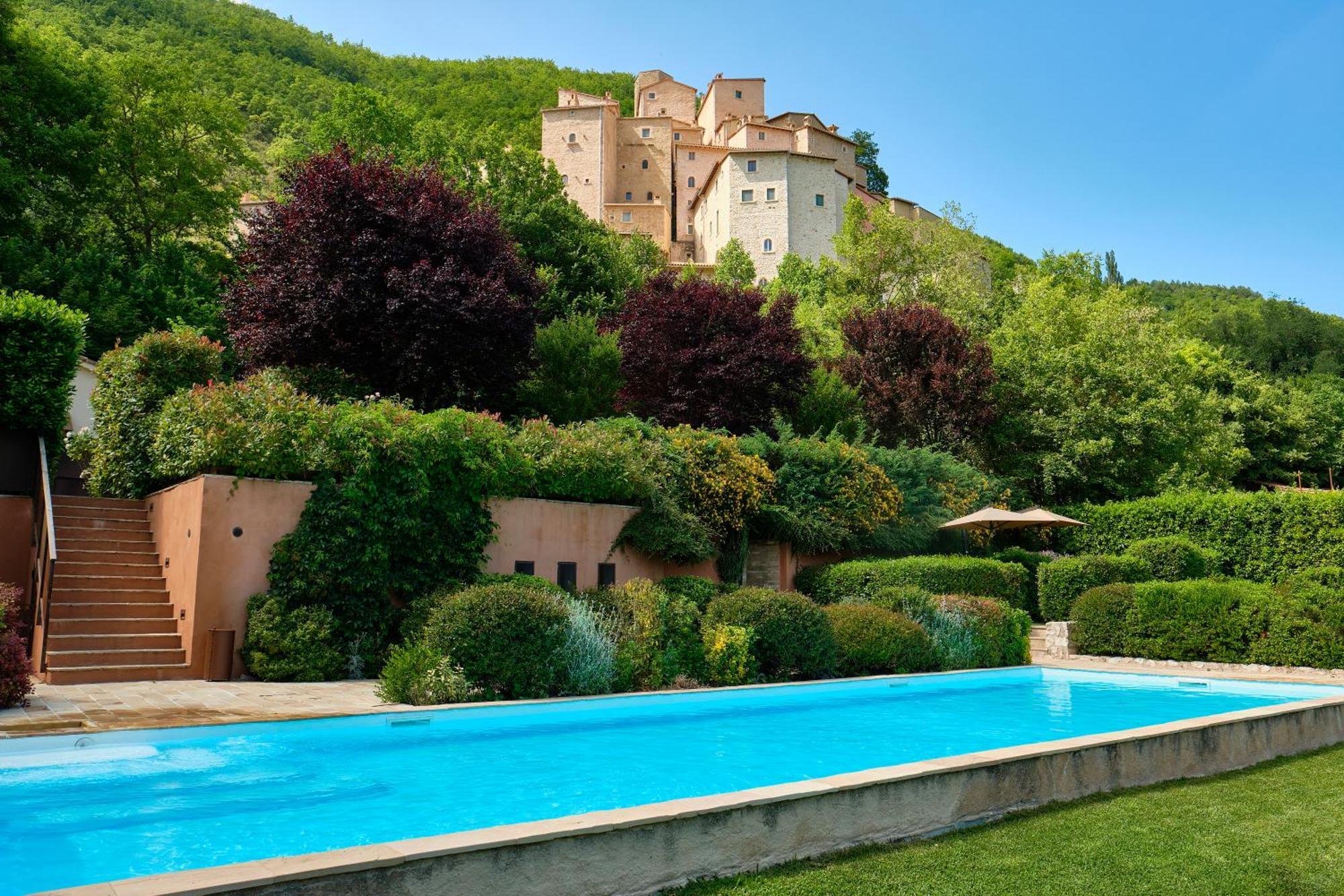Отель Castello Di Postignano Relais Sellano Экстерьер фото